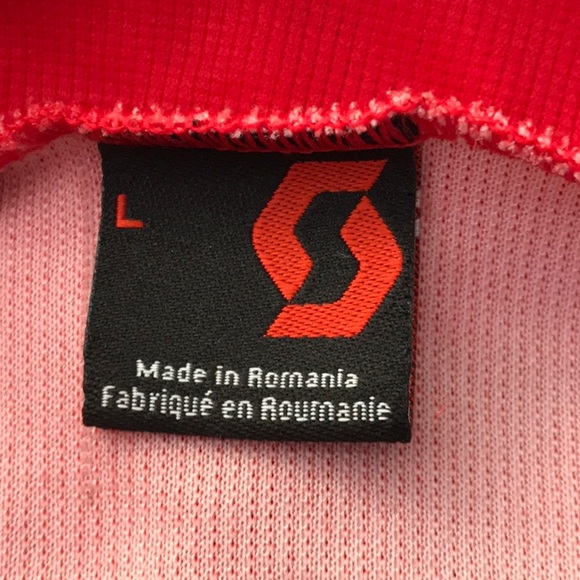 Scott 1/4 zipper 3 back pockets bike jersey - Picture 8 of 9